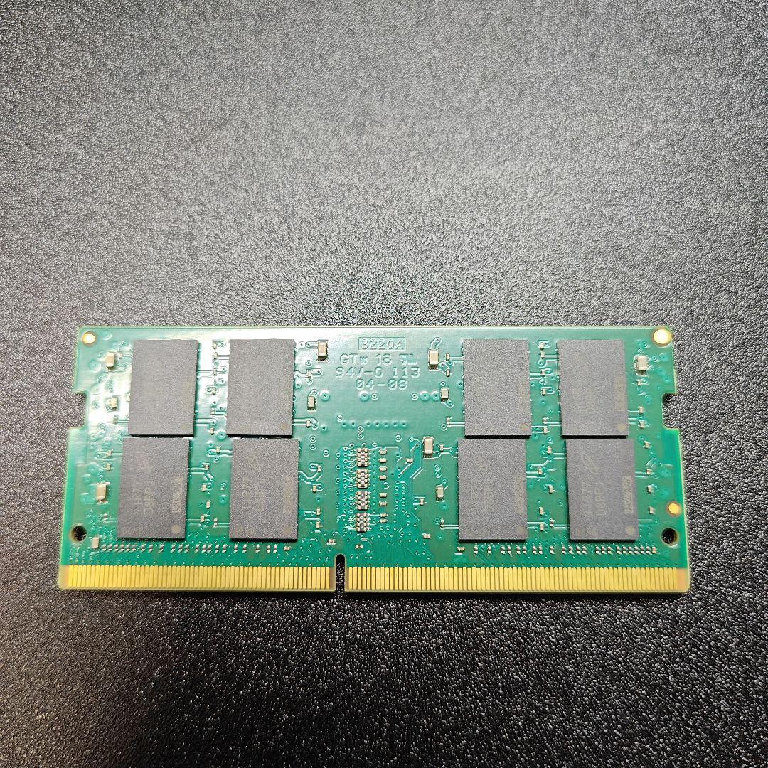 crucial 16GB DDR4-3200 SO-DIMM メモリー ②