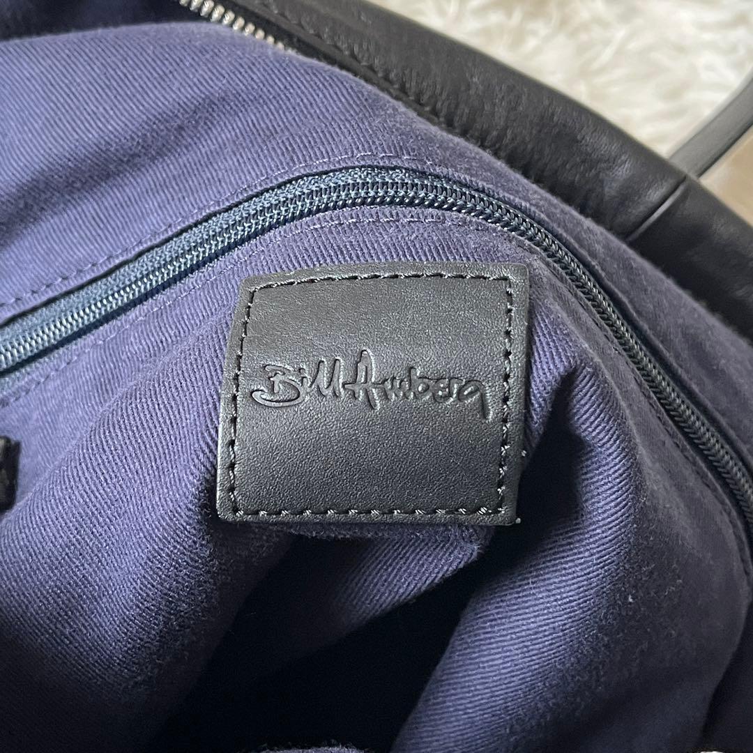 美品✨Bill Amberg ビルアンバーグ　ボストンバッグ　ブラック　レザー
