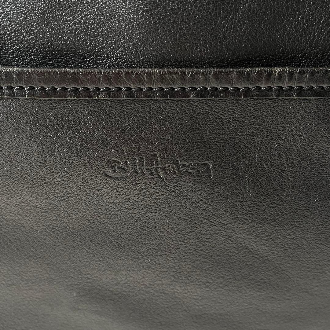 美品✨Bill Amberg ビルアンバーグ　ボストンバッグ　ブラック　レザー