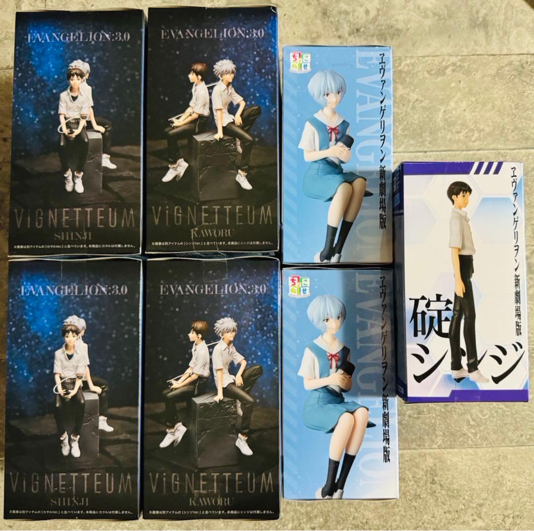 エヴァンゲリオン フィギュア 碇シンジ 渚カヲル 綾波レイ 7体セット