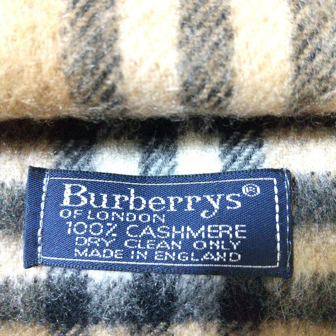 訳有り美品❢　BURBERRY　ノバチェック　カシミア100%　マフラー