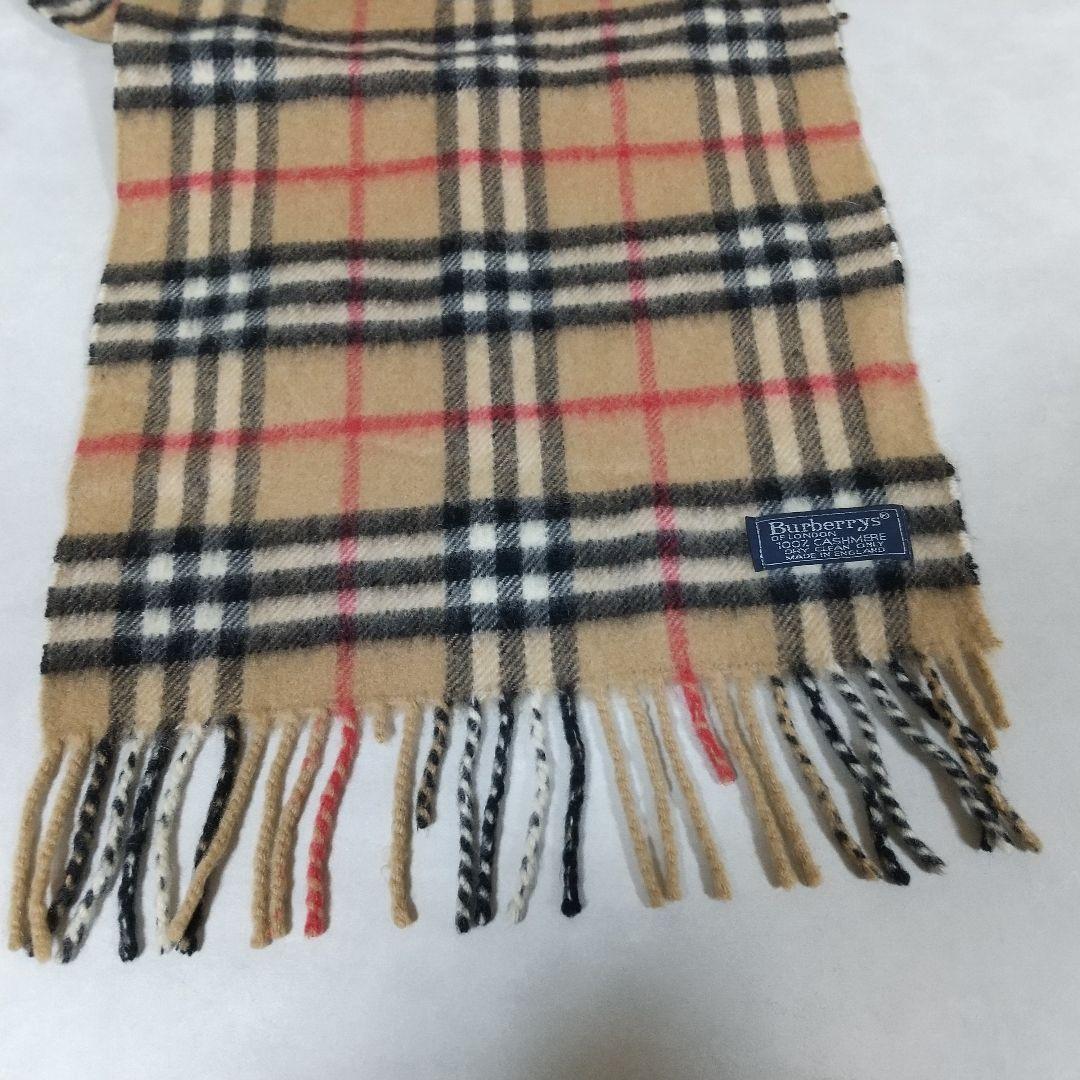 訳有り美品❢　BURBERRY　ノバチェック　カシミア100%　マフラー