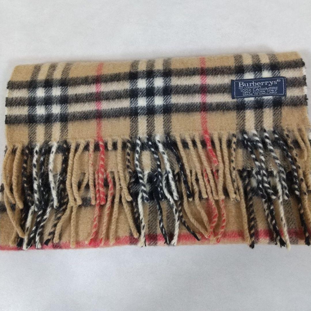 訳有り美品❢　BURBERRY　ノバチェック　カシミア100%　マフラー