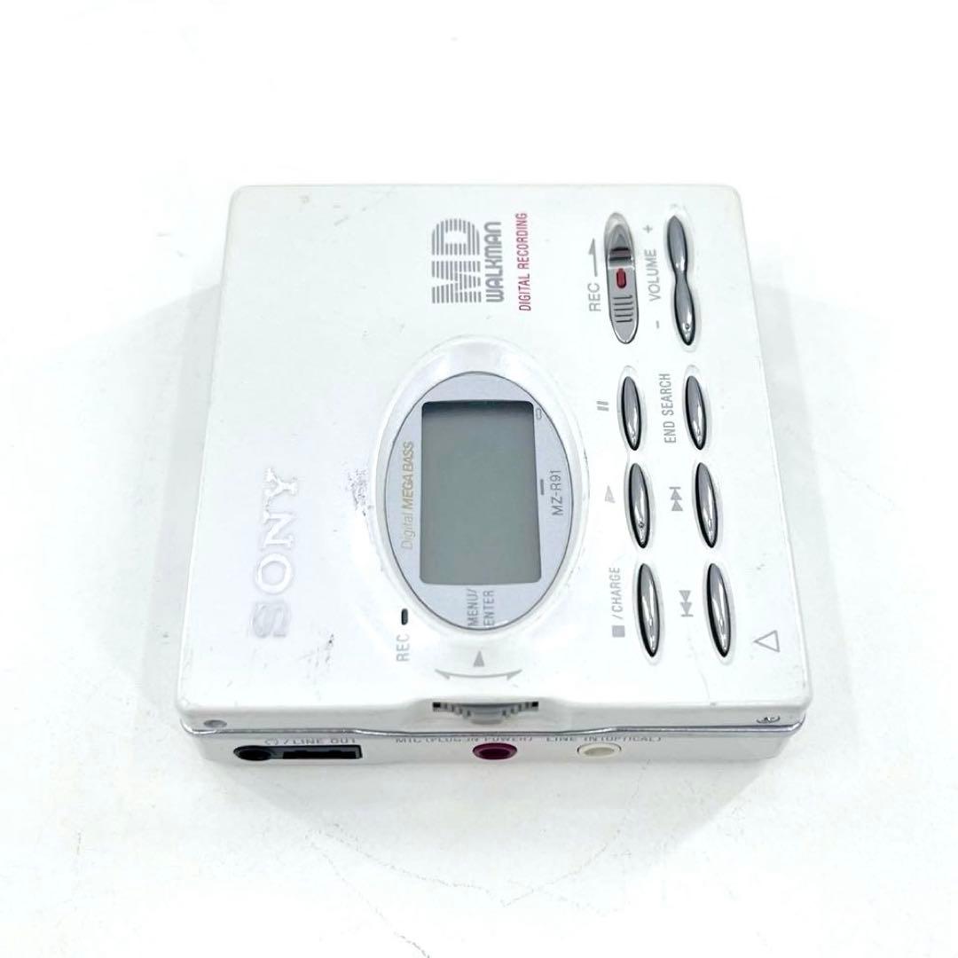 SONY MZ-R91 MDウォークマン 録音不可 再生OK ガム電池OK