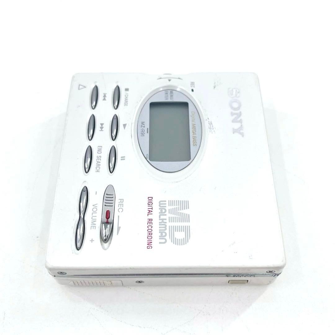 SONY MZ-R91 MDウォークマン 録音不可 再生OK ガム電池OK
