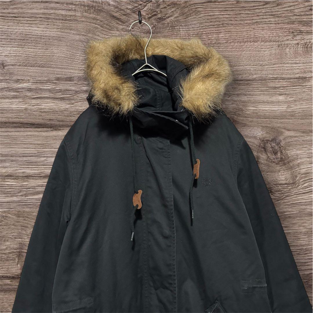 FRED PERRY フレッドペリー モッズコート ファー付き
