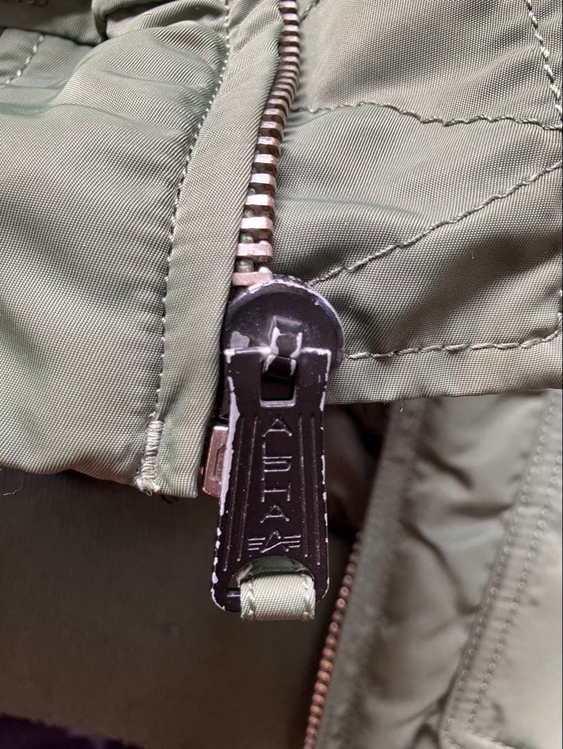 ALPHA INDUSTRIES CWU-45Pフライトジャケット グリーン