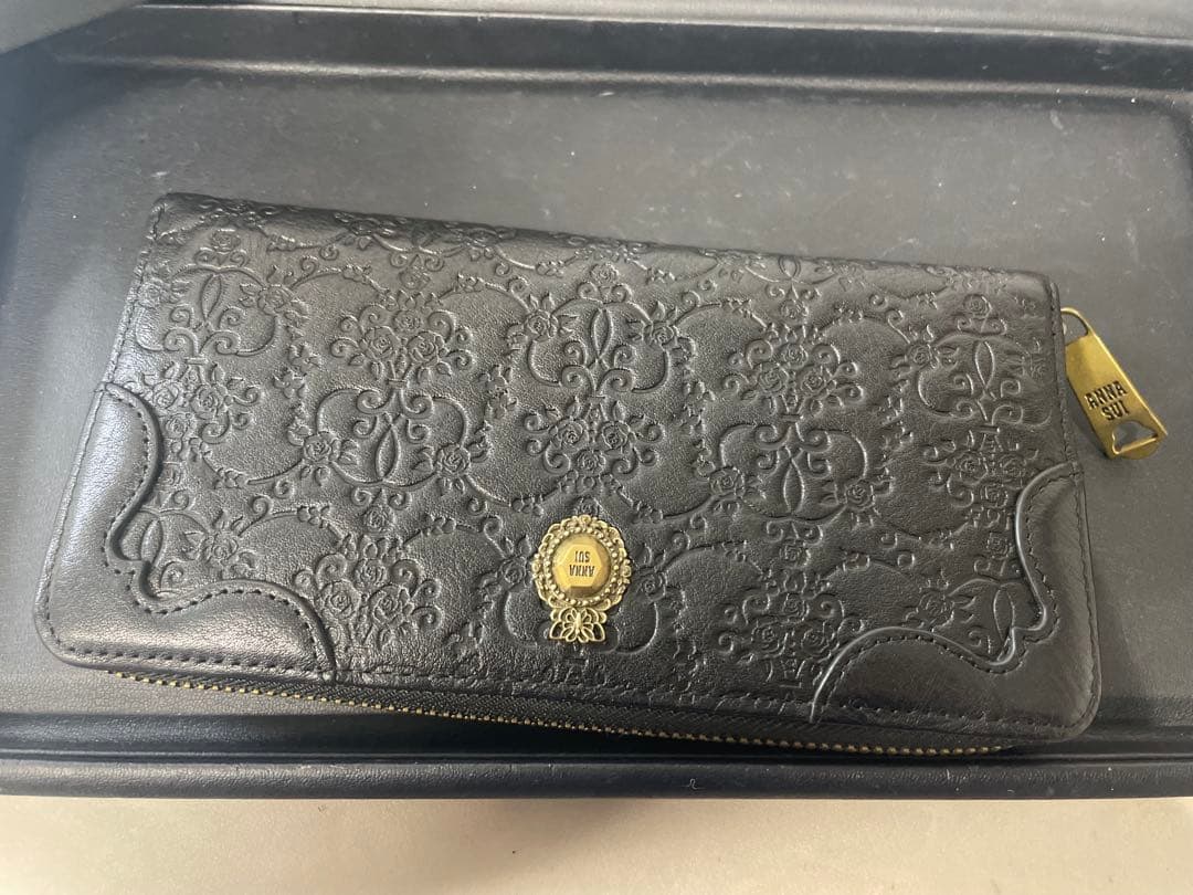 極美品　アナスイ 財布 長財布 ラウンドファスナー ANNA SUI