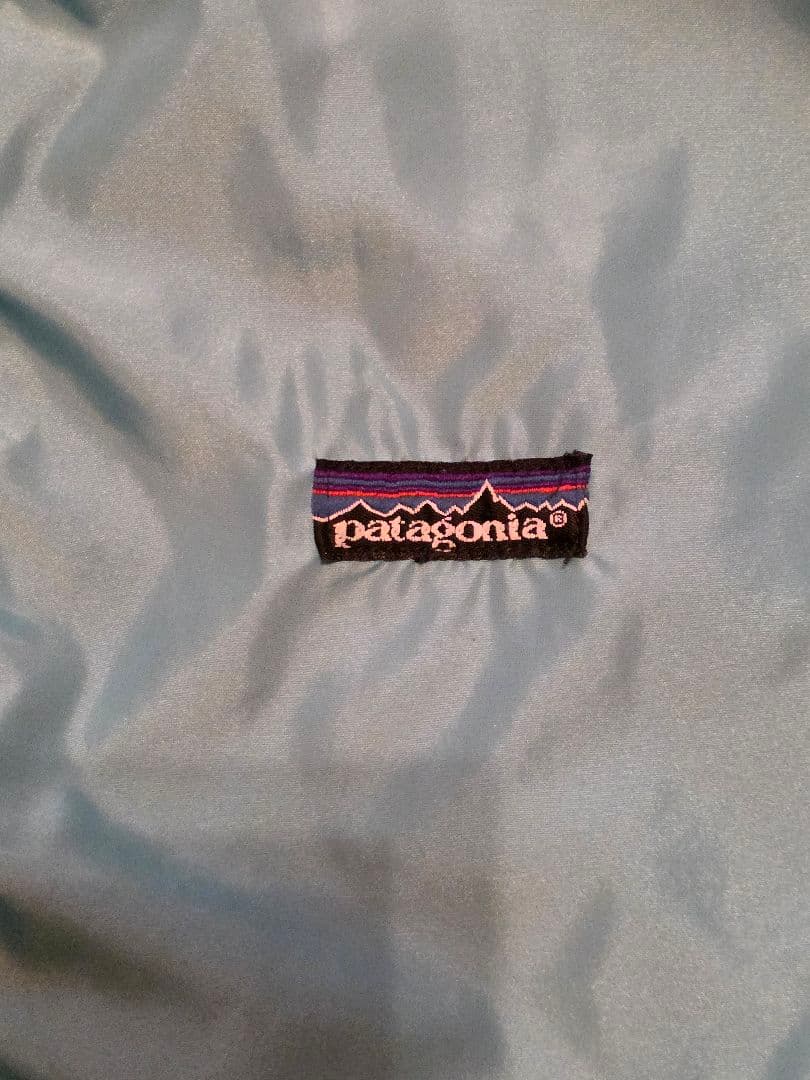 t*5様 【美品】patagonia シェルドシンチラ 水色 88s USA R