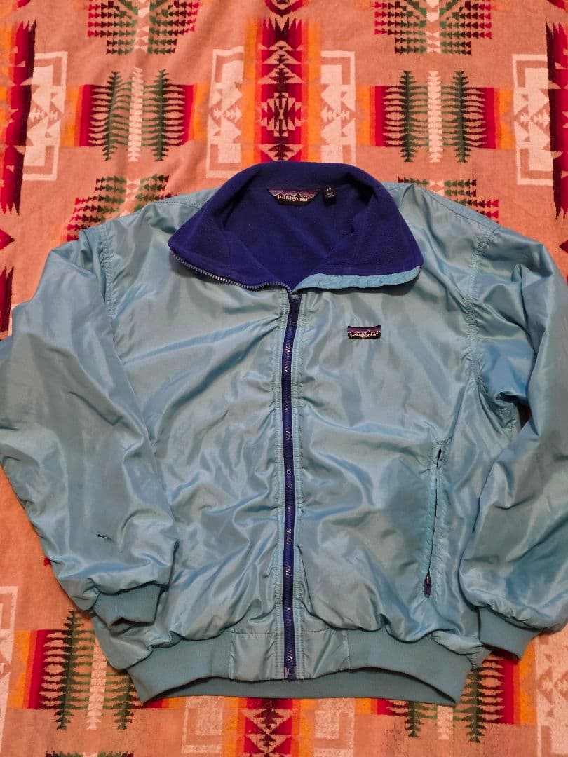 t*5様 【美品】patagonia シェルドシンチラ 水色 88s USA R
