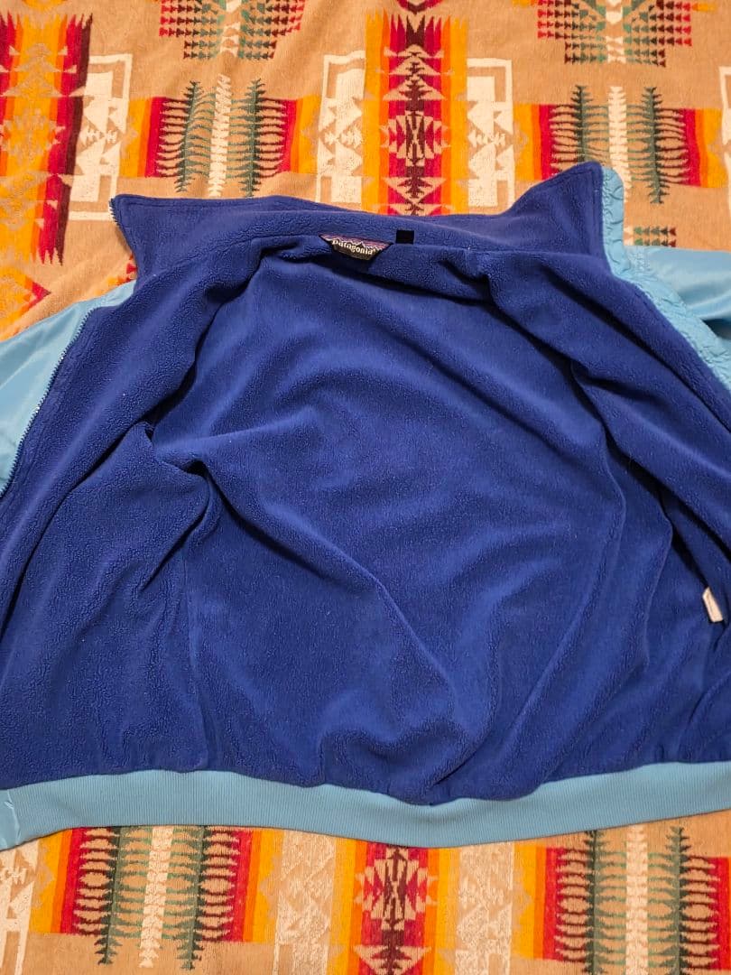 t*5様 【美品】patagonia シェルドシンチラ 水色 88s USA R