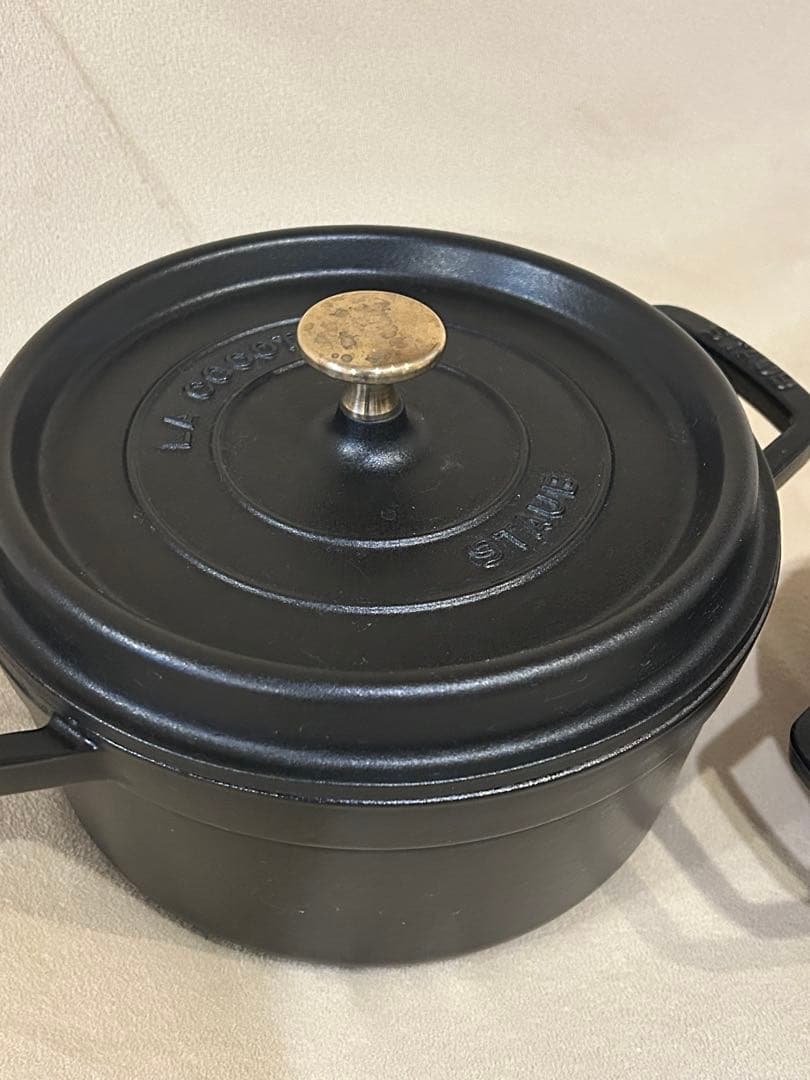 ストウブ Staub ココット鍋セット22センチ16センチ