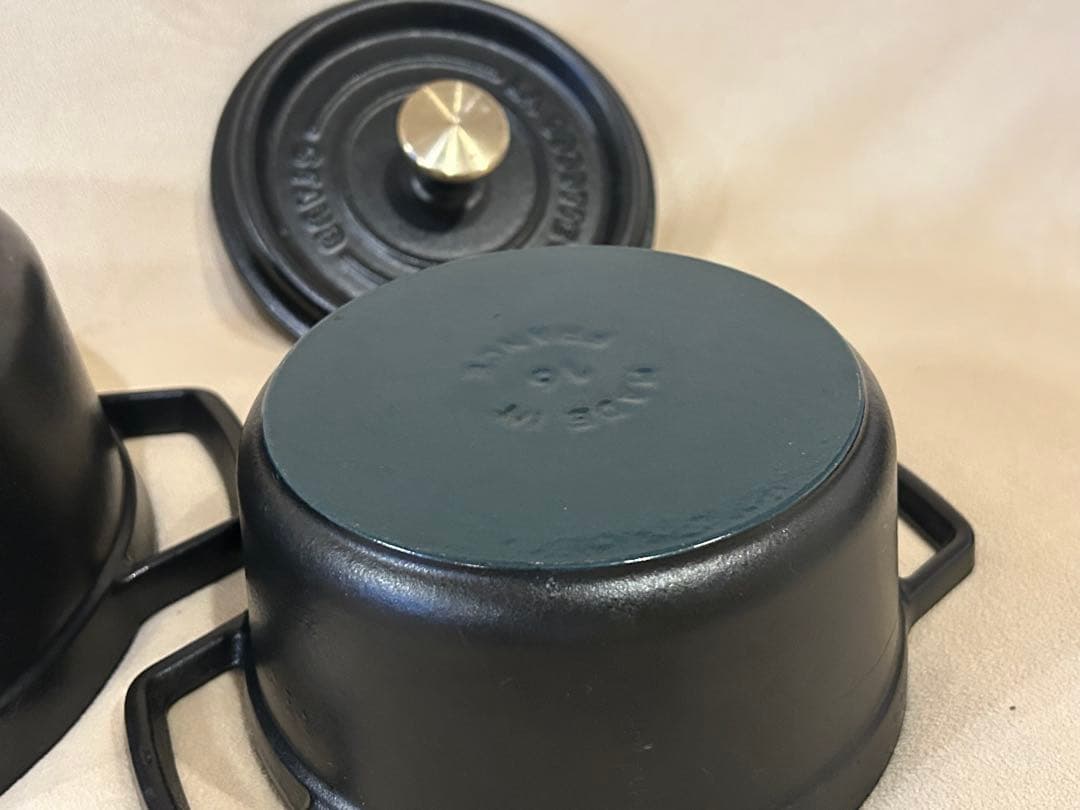 ストウブ Staub ココット鍋セット22センチ16センチ