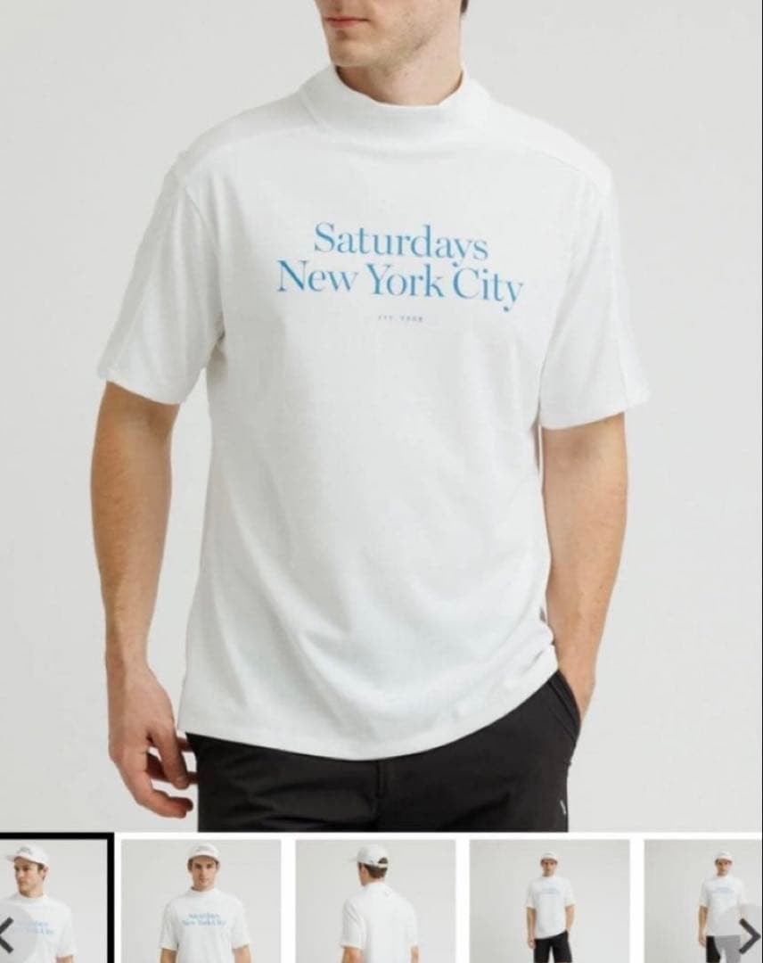Saturdays New York City モックネックシャツ