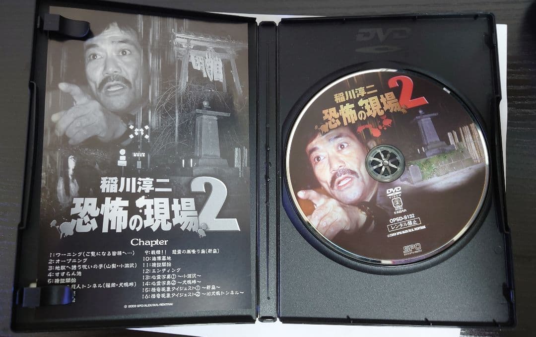 稲川淳二 恐怖の現場2 星ひとみ/城麻衣子 DVD