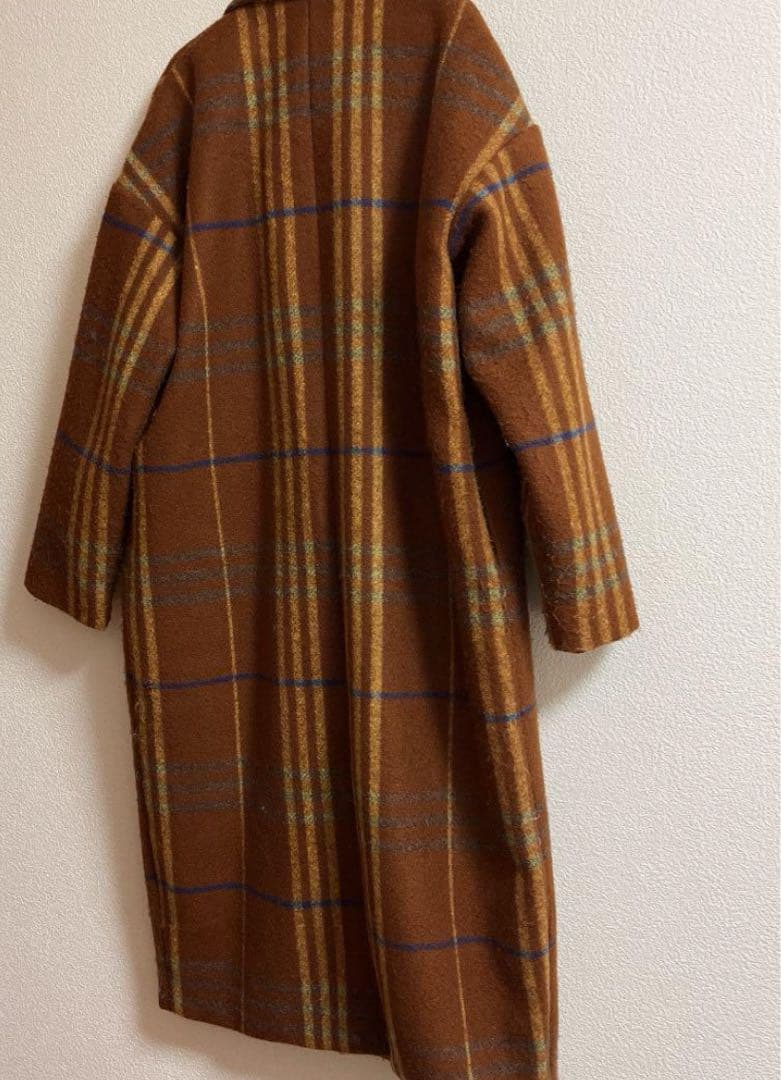 OSMOSIS チェックスライバーチェスターコート ¥17,380