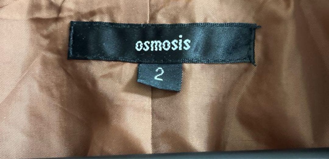 OSMOSIS チェックスライバーチェスターコート ¥17,380