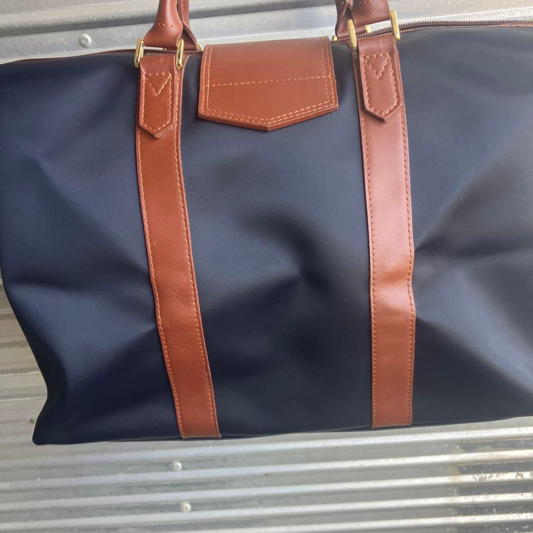 SAINT LAURENT サンローラン ボストンバッグ 型押し ヴィンテージ