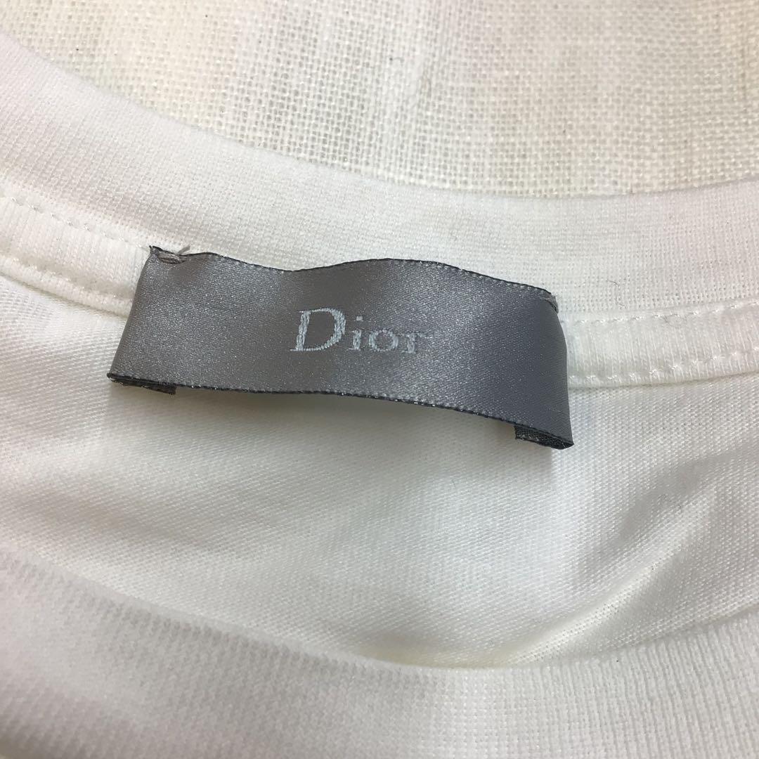 Dior Homme ディオールオム Tシャツ ホワイト Sサイズ USED