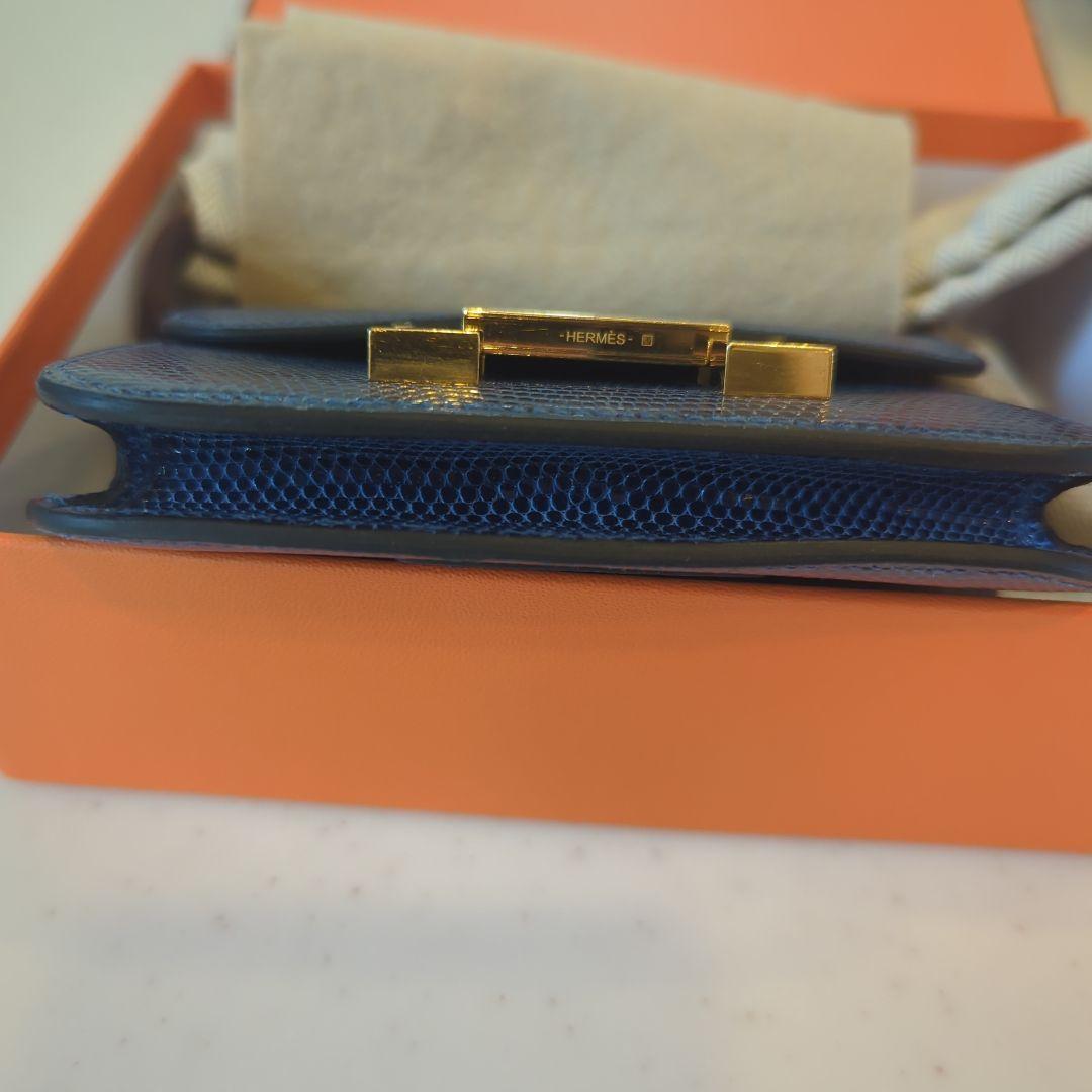 最終価格！美品【HERMES】エルメス 2024年コンスタンススリム リザード