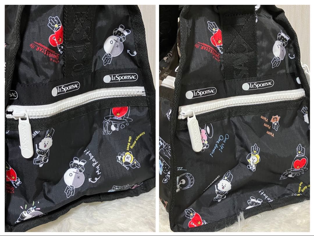 【新品級】BT21 レスポートサックBTS ボストンバック LeSportsac