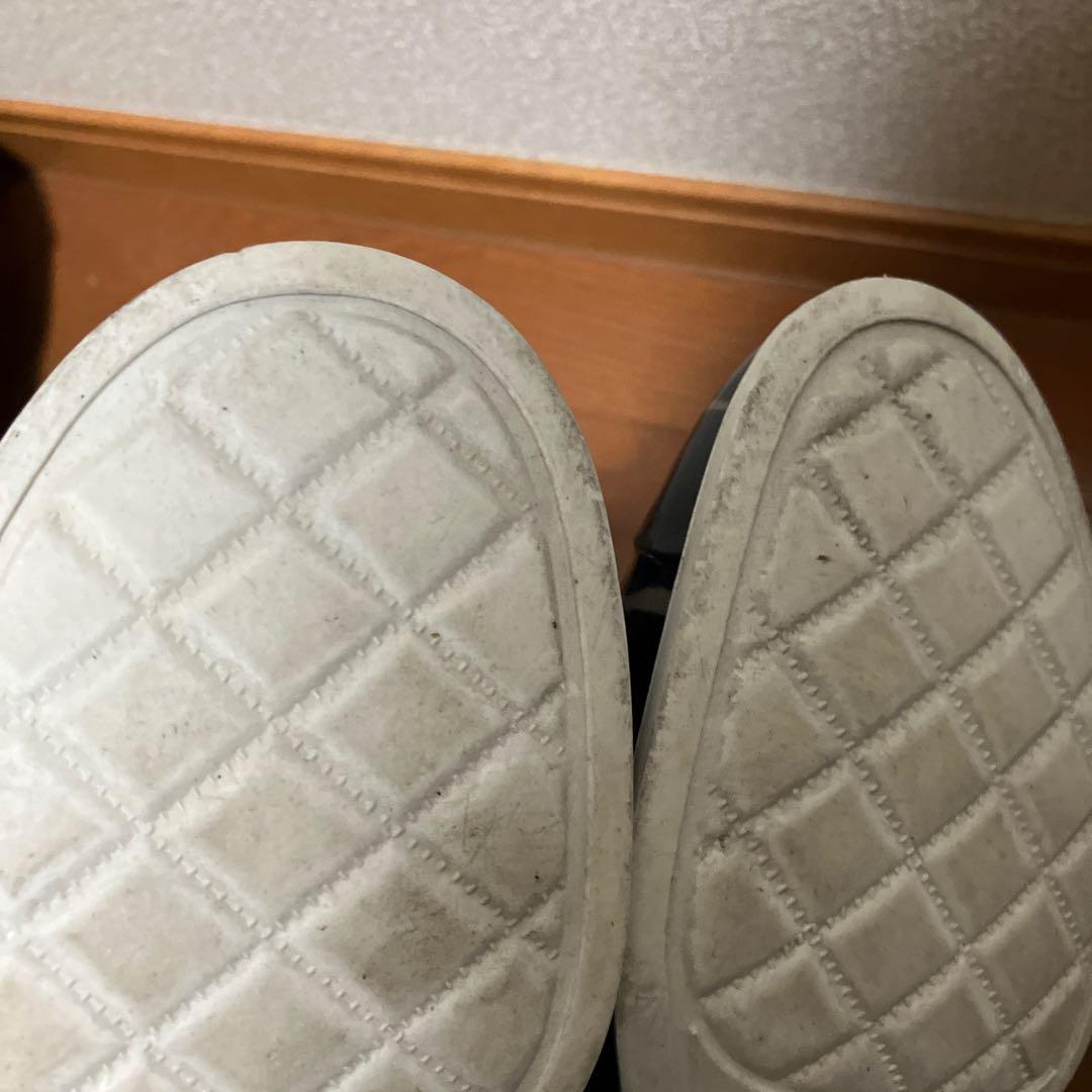 【美品】CHANEL シャネル レインブーツ カメリア/キルティング柄 37