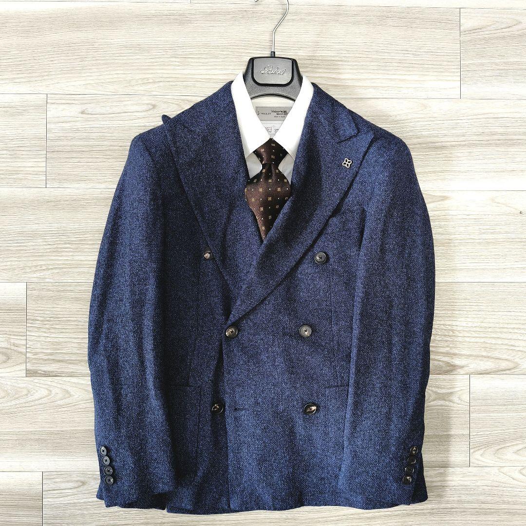 ゴルゴ様　TAGLIATORE ネイビー ダブル ジャケット