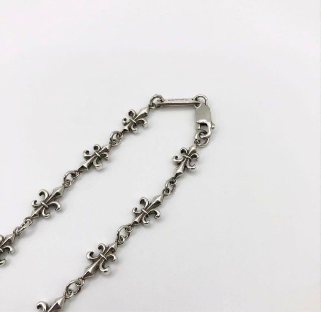 美品　BUENAVISTA チェーンネックレス シルバー リリークロス ユリ