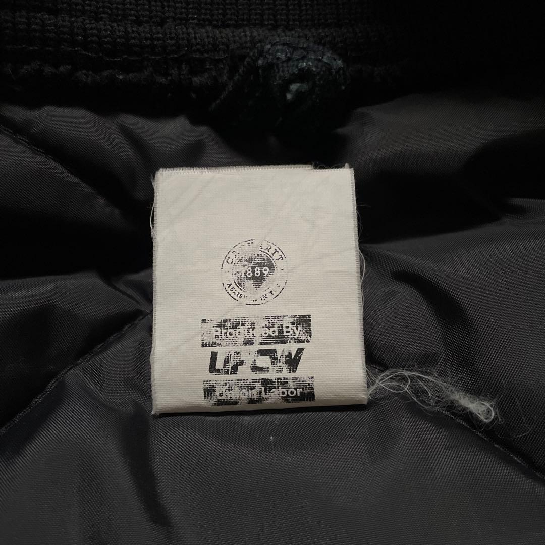 USA製 carhartt ダックベスト XL ブラック 腰ゴム カーハート