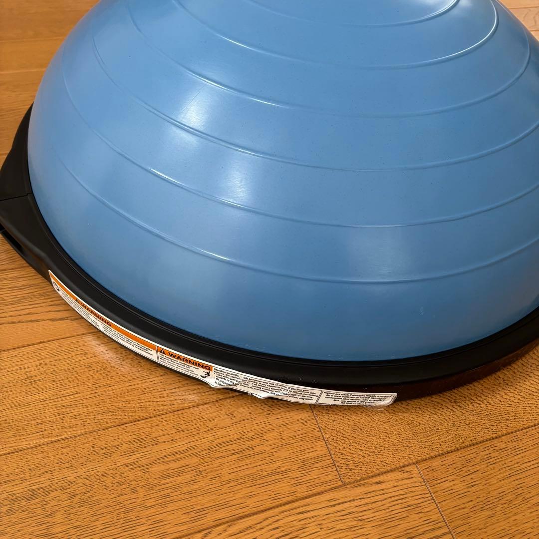 BOSU バランスボール 青 約65cm 箱、ポンプ、説明書付き