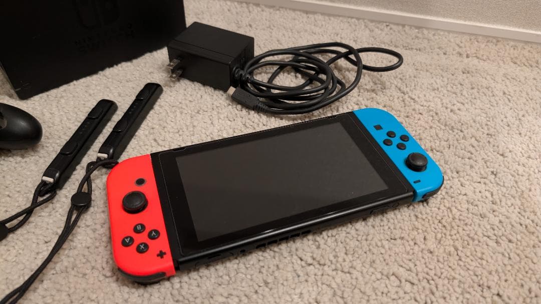 【美品】Nintendo Switch 本体 ネオン 付属品完備 画面傷なし