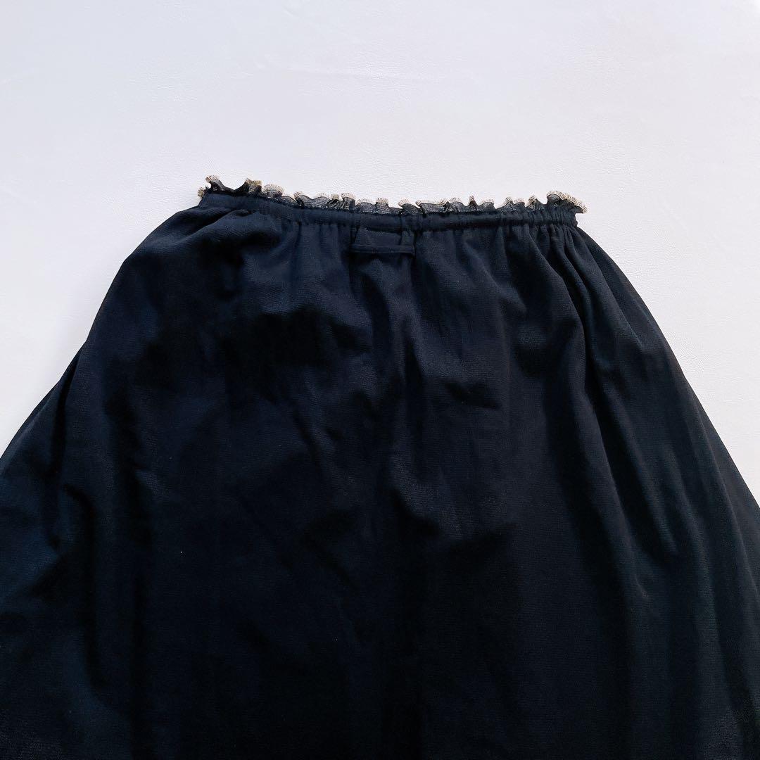 ジャンポールゴルチエ フリル フレアスカート 40