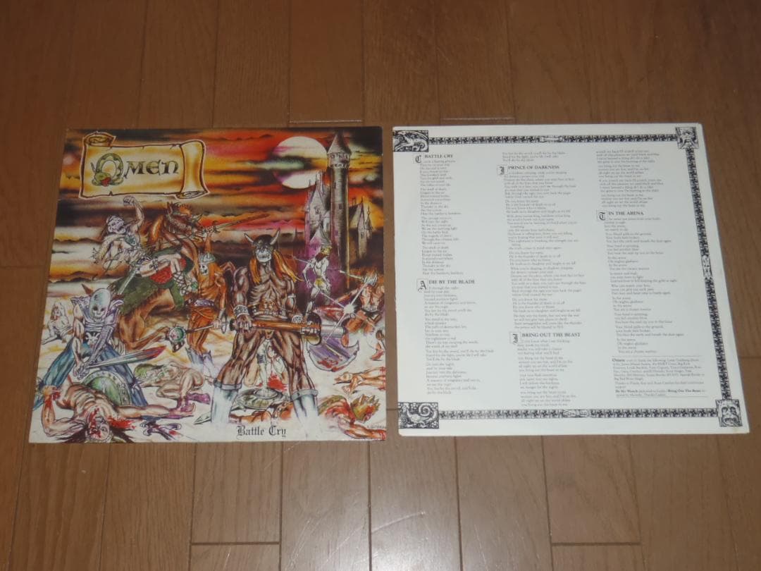 OMEN　Battle Cry　輸入盤レコード