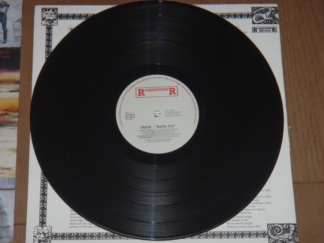 OMEN　Battle Cry　輸入盤レコード