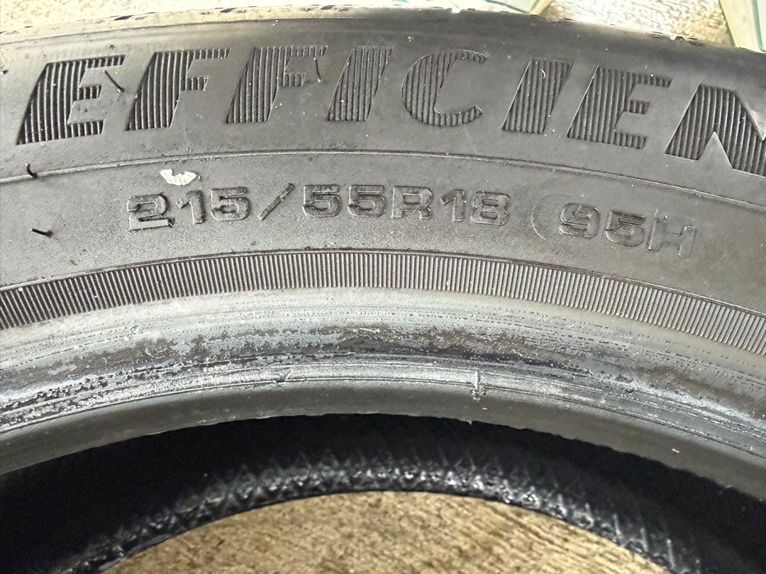 GOODYEAR EFFICIENT 215/55R18 タイヤ 2本