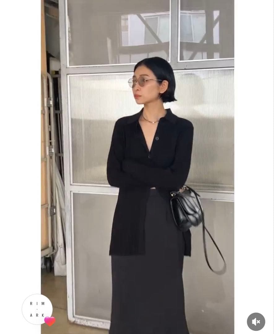 【試着のみ】リムアーク Broad stitch rib knit CD