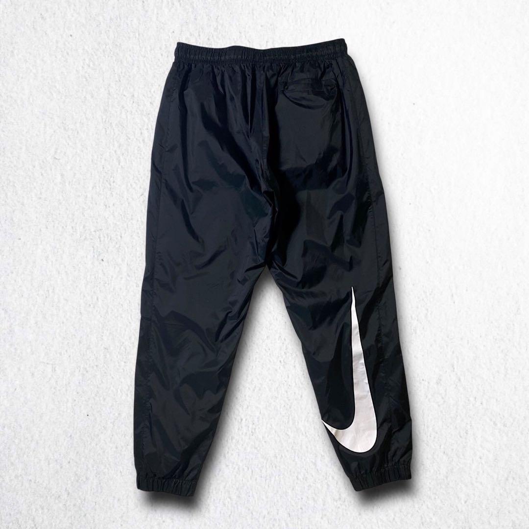 XL ナイキ NIKE ビッグロゴ ナイロン セットアップ 上下セット 黒