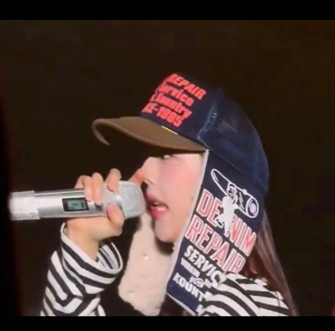 KAPITAL CAP(ネイビー×カーキ）RUKA着用