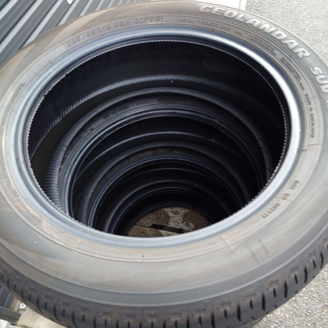 ★バリ溝!YOKOHAMA GEOLANDAR （225/55R18）４本①