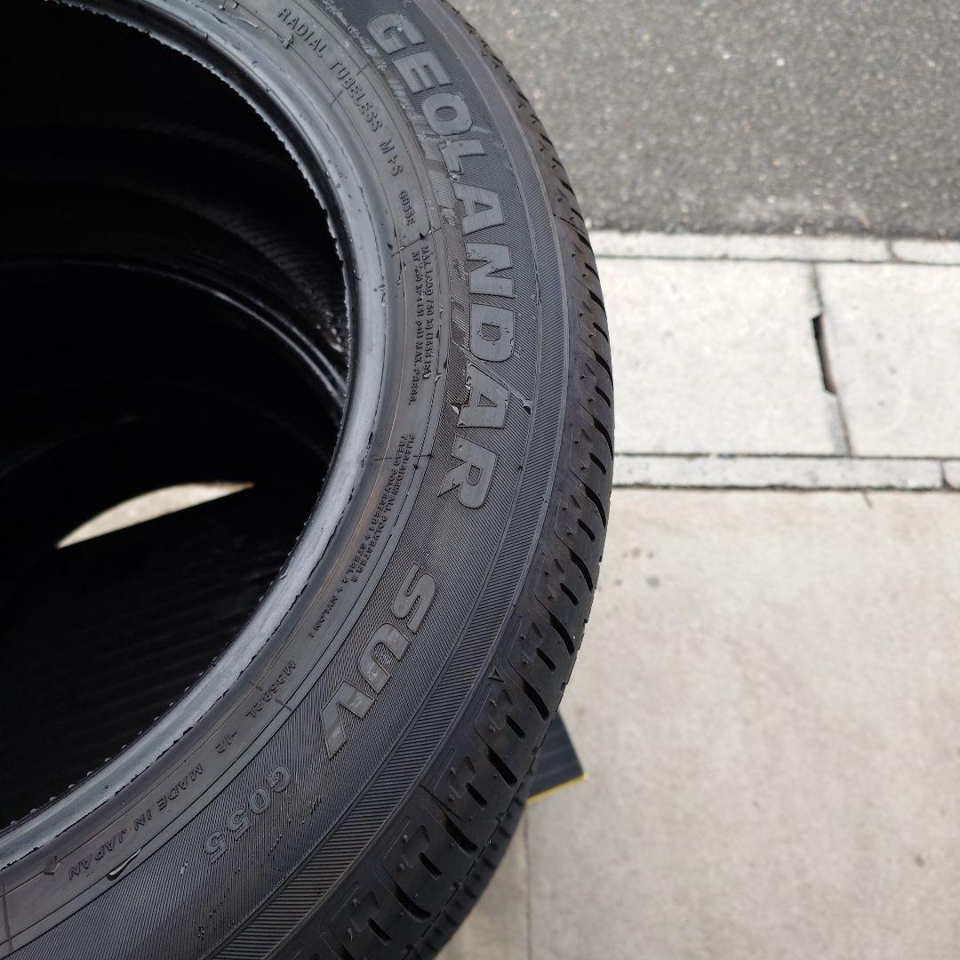 ★バリ溝!YOKOHAMA GEOLANDAR （225/55R18）４本①