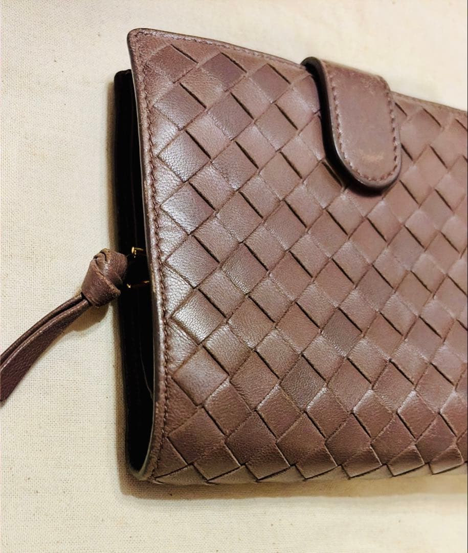 AYANA⭐︎Bottega Veneta ピンクベージュ二つ折り財布