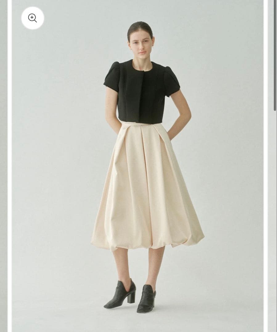 スカート laubeblanc Arc Tuck Balloon Skirt