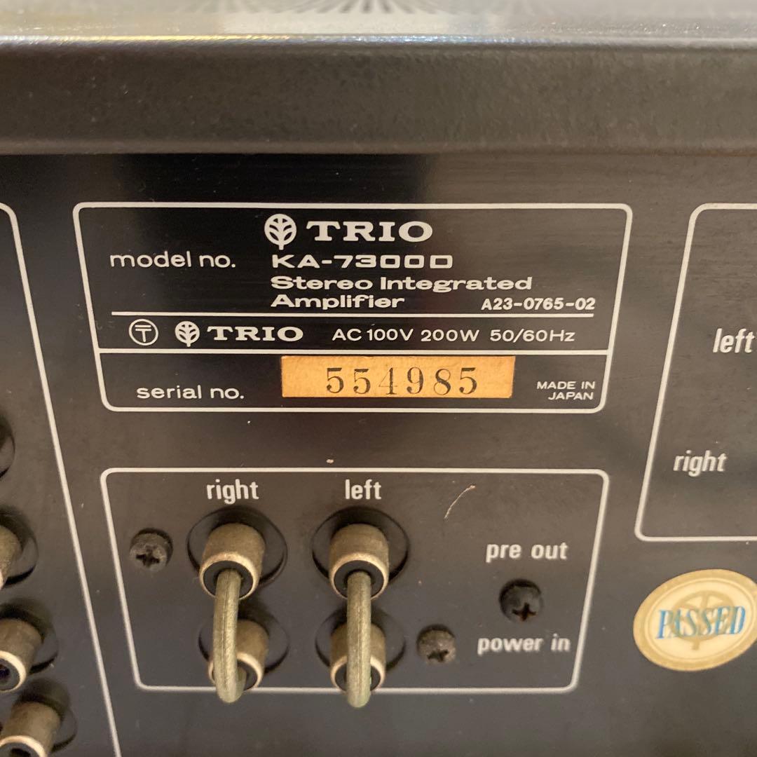 特価‼️TRIO ステレオアンプ　プリメインアンプ　KA-7300D