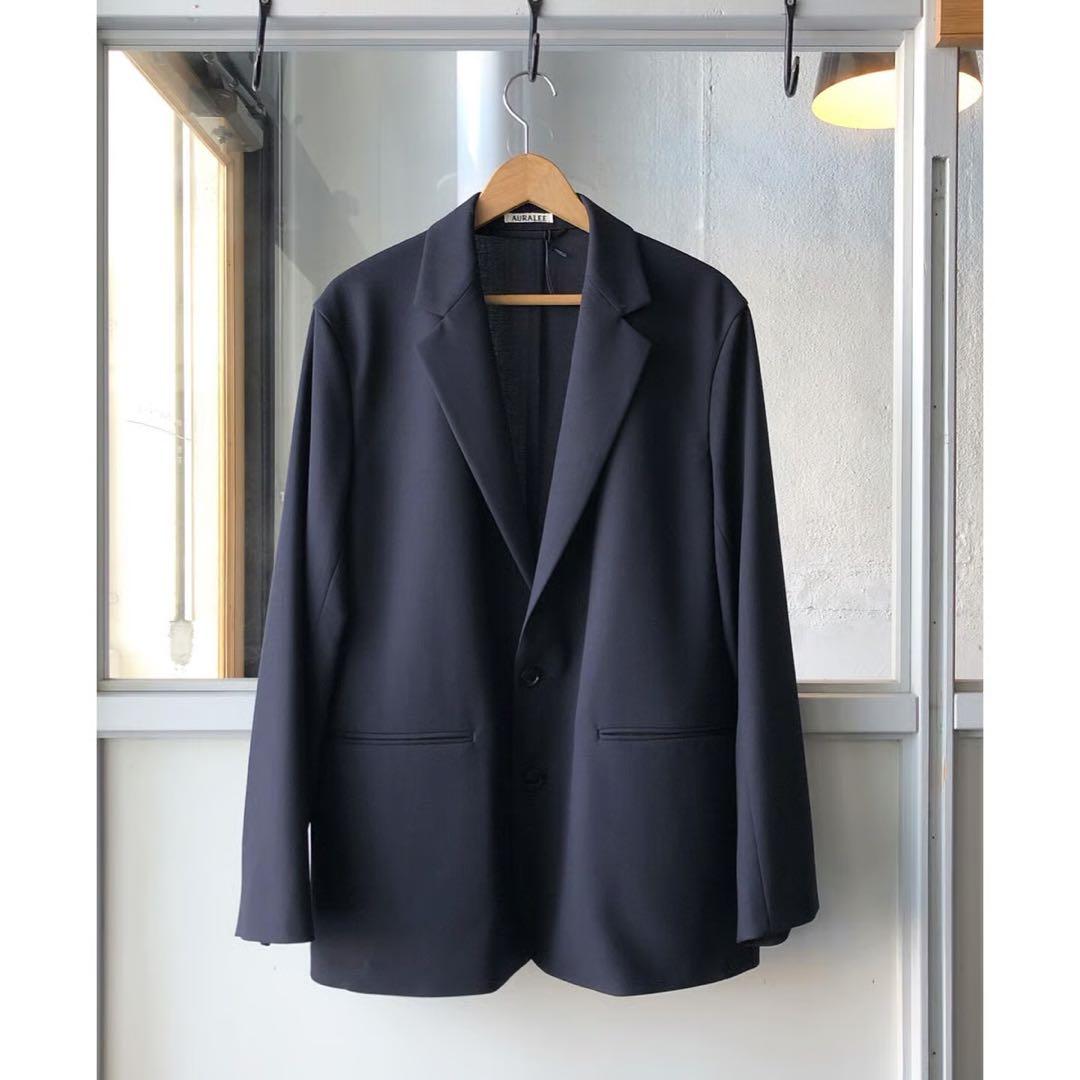 ジャケット・アウター [3] 19SS AURALEE WOOL DOBBY JACKET