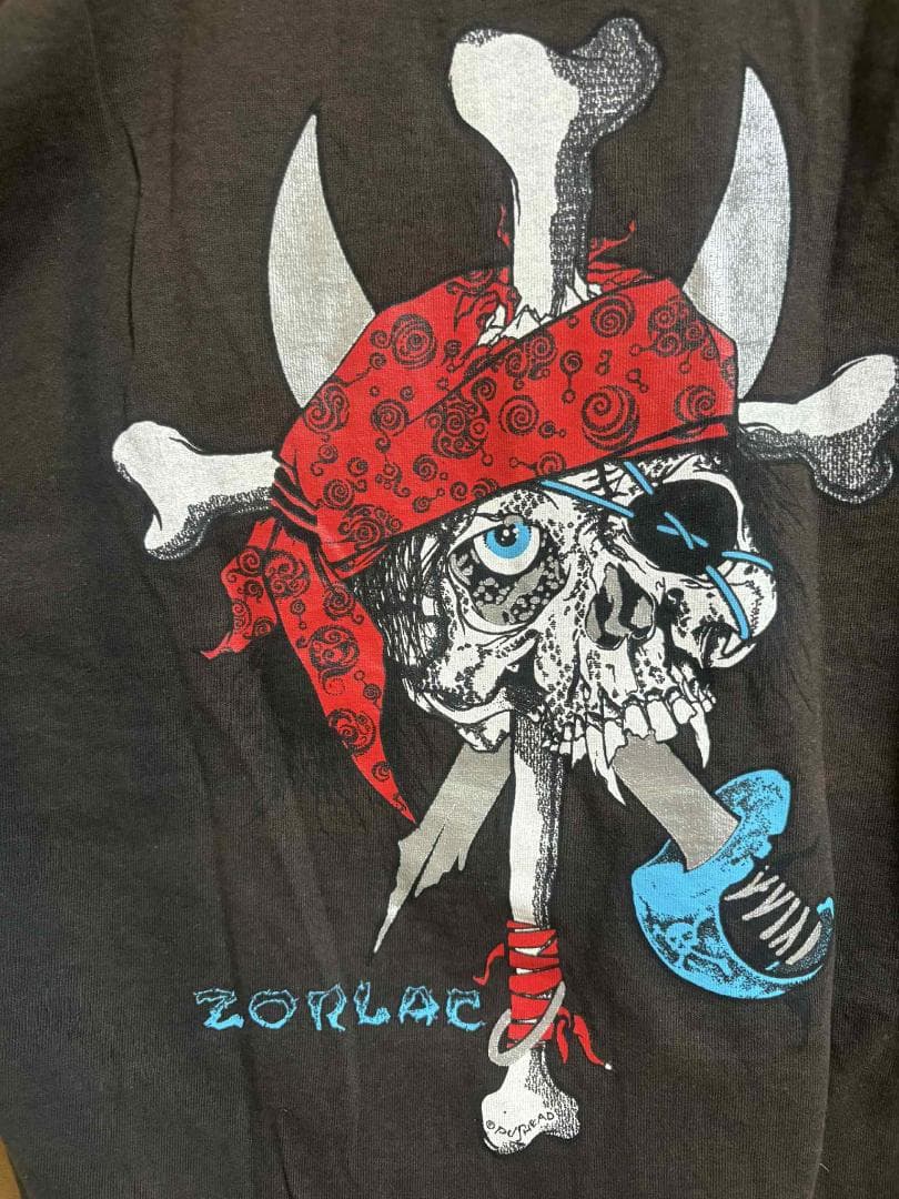 ル*ル様 ９０年代ビンテージZorlac Pushead パイレーツTシャツ ゾ