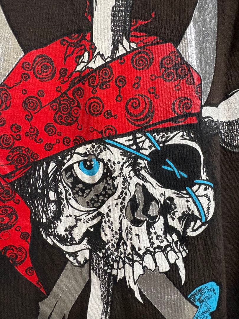 ル*ル様 ９０年代ビンテージZorlac Pushead パイレーツTシャツ ゾ