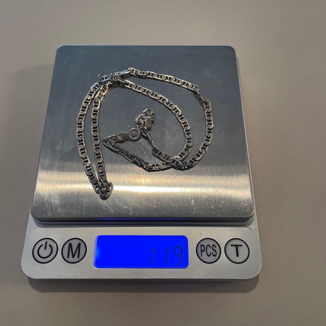 silver925 ビンテージネックレス　イタリアシルバー