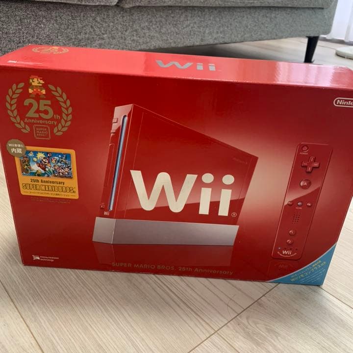 Wii 本体 赤 マリオ25周年