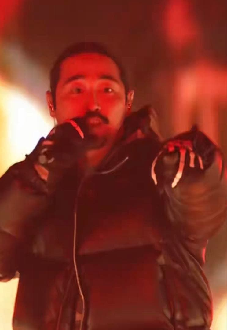 Jin Dogg 着用 Black Eye Patch 手袋