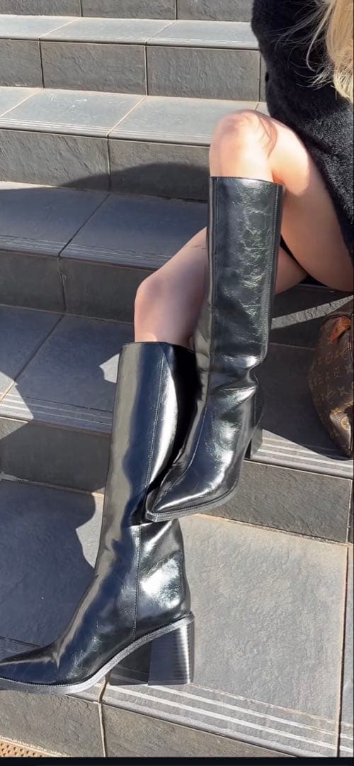 ZARA♡ポンテッドトゥブーツ♡完売品♡